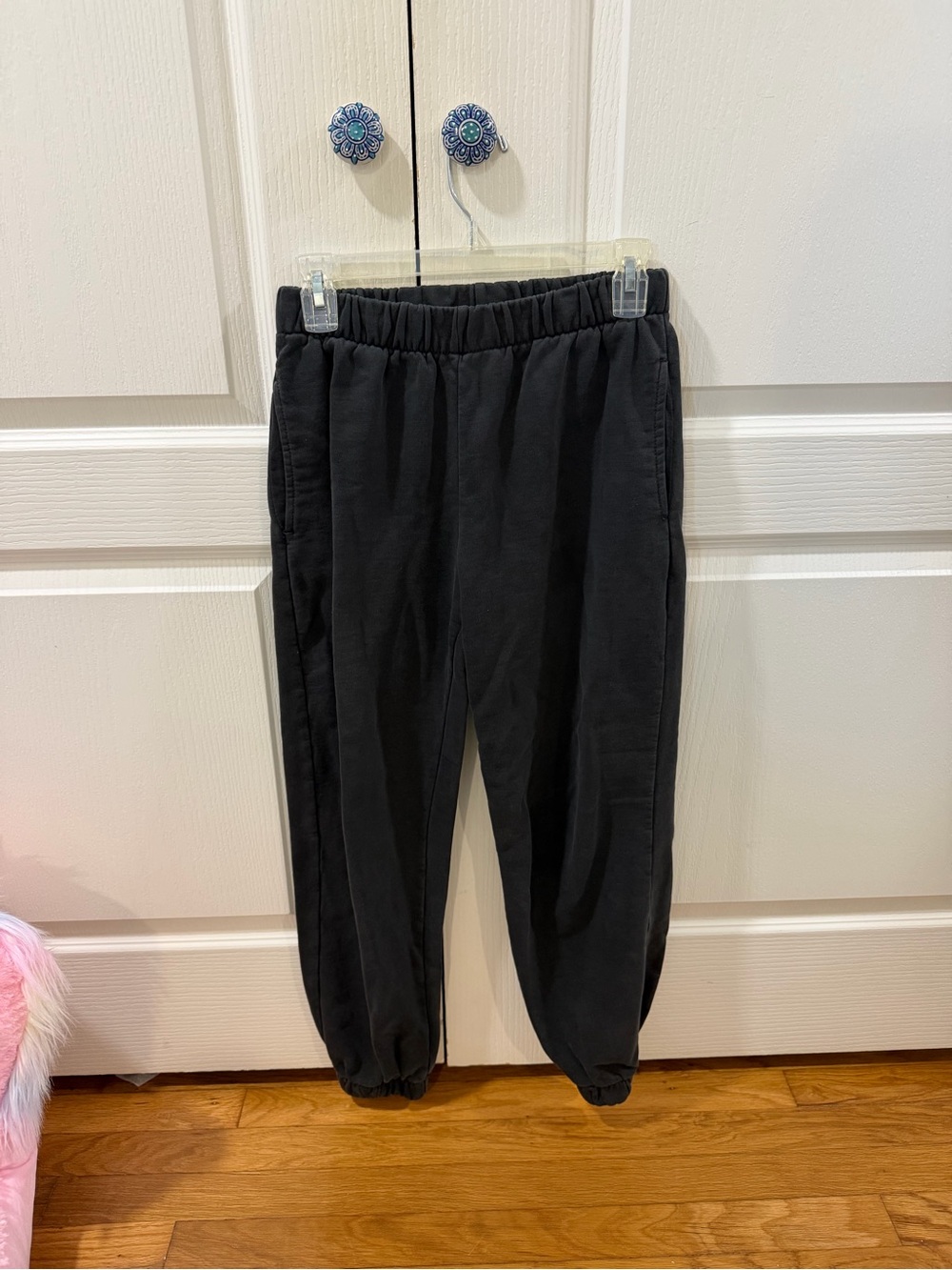Brandy Melville Black Elastic Waist Jogger Pants
